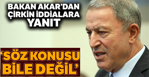 Bakan Akar: Terörle mücadelemiz sadece Türkiye için değil