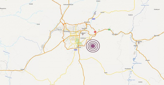 Ankara'da korkutan deprem!