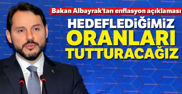 Bakan Albayrak'tan enflasyon açıklaması