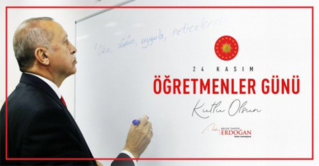 Cumhurbaşkanı Erdoğan'dan 24 Kasım paylaşımı