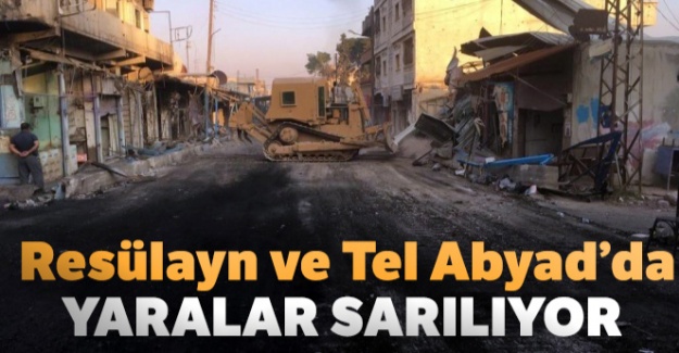 Resülayn ve Tel Abyad'da yaralar sarılıyor