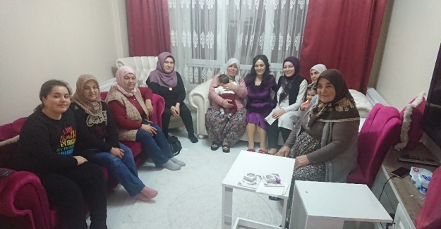 AK Partili kadınlardan hoş geldin bebek ziyareti