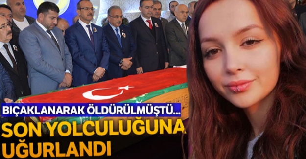 Bıçaklanarak öldürülen Ceren'e gözyaşı