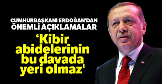 Cumhurbaşkanı Erdoğan'dan önemli açıklamalar