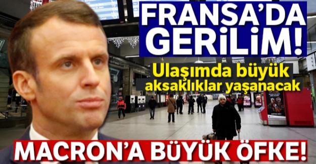 Fransa'da gerilim!