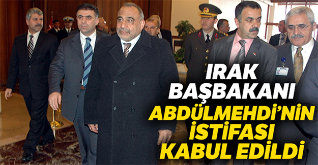 Irak Meclisi, Abdülmehdi'nin istifasını kabul etti