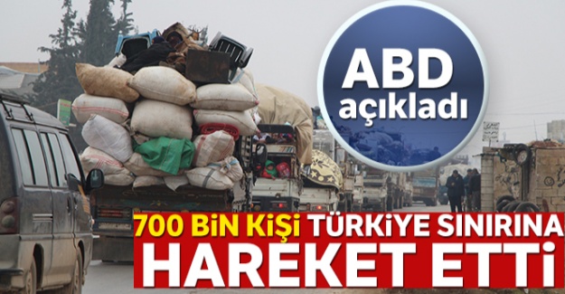 ABD: '700 bin kişi Türkiye sınırına hareket etti”