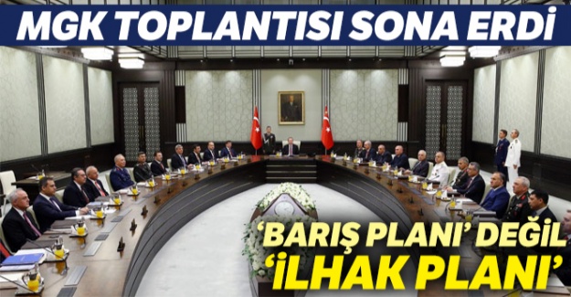 MGK toplantısı sona erdi