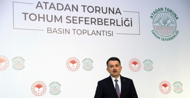 Bakan Pakdemirli: “Cumhuriyet tarihinin en kapsamlı yerli tohum seferberliğini başlatıyoruz”