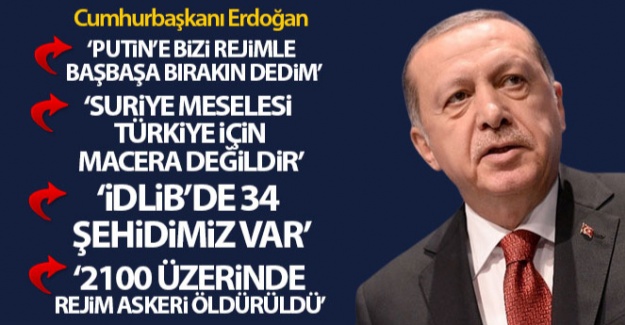 Cumhurbaşkanı Erdoğan'dan önemli açıklamalar