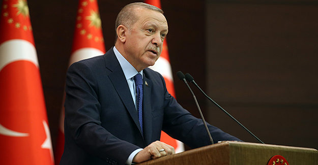 Cumhurbaşkanı Erdoğan'dan korona virüs mesajı