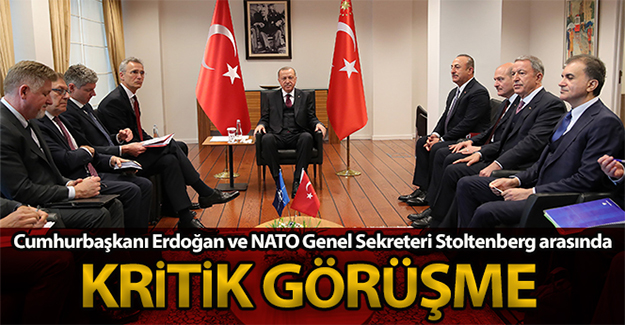 Cumhurbaşkanı Erdoğan, NATO Genel Sekreteri Stoltenberg ile görüştü