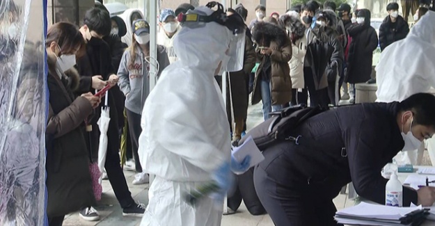 Güney Kore'de korona virüs vakası 7 bini aştı