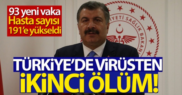Sağlık Bakanı Koca: '61 yaşında erkek bir hastamızı kaybettik'