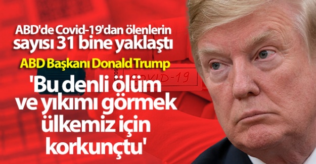 ABD'de Covid-19'dan ölenlerin sayısı 31 bine yaklaştı