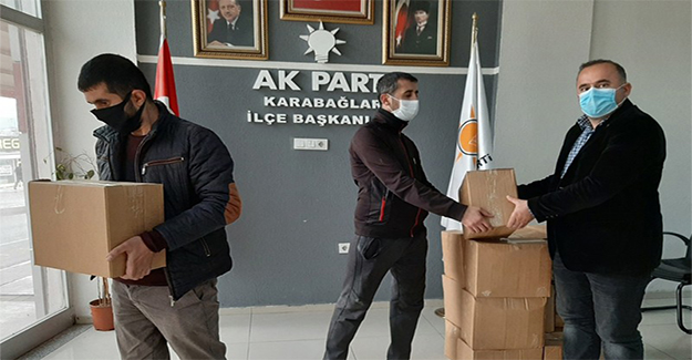 AK Parti Karabağlar'dan Bin 500 Aileye Yardım