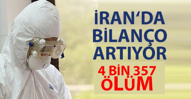 İran'da koronavirüs kaynaklı can kaybı 4 bin 357'ye yükseldi