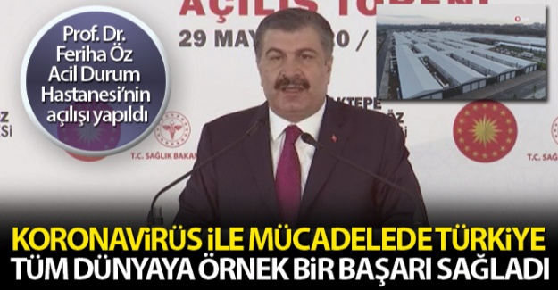 Bakan Koca: 'Koronavirüs salgını ile mücadelede Türkiye tüm dünyaya örnek bir başarı sağladı'