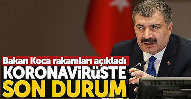 Bakan Koca, Vaka sayısı, can kaybı ve son durumu açıkladı