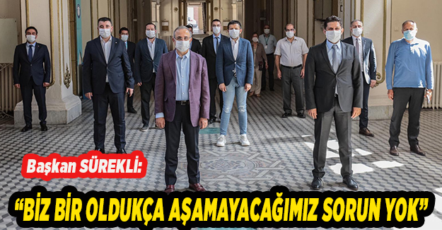 Başkan Sürekli'den sağlıkçılar ve esnafla bayramlaşma