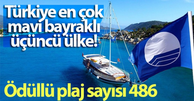 Türkiye'nin ödüllü plaj sayısı 486 oldu