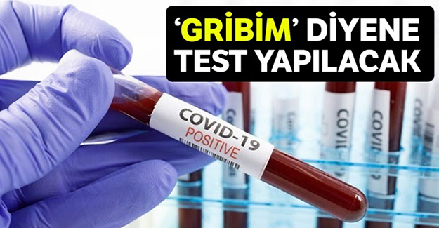 Üşüttüm diyene koronavirüs testi