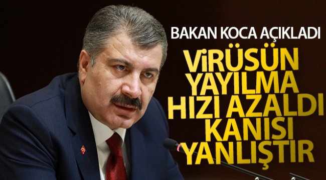 Bakan Koca: Kulaktan kulağa yayılan bu kanı yanlıştır