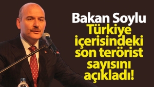 Bakan Soylu, Türkiye içerisindeki son terörist sayısını açıkladı!