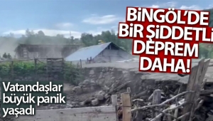 Bingöl'de 5,6 büyüklüğünde deprem!