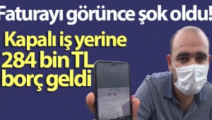 Faturayı görünce şok oldu!