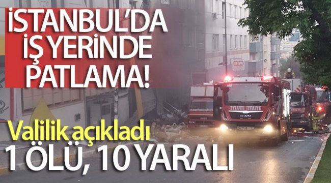 İstanbul Valiliğinden patlama açıklaması