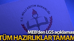 MEB Ortaöğretim Genel Müdürü Mete: 'LGS için tüm hazırlıklar tamam'
