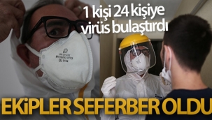 Akraba apartmanında 1 kişi 24 kişiye virüs bulaştırdı, ekipler seferber oldu