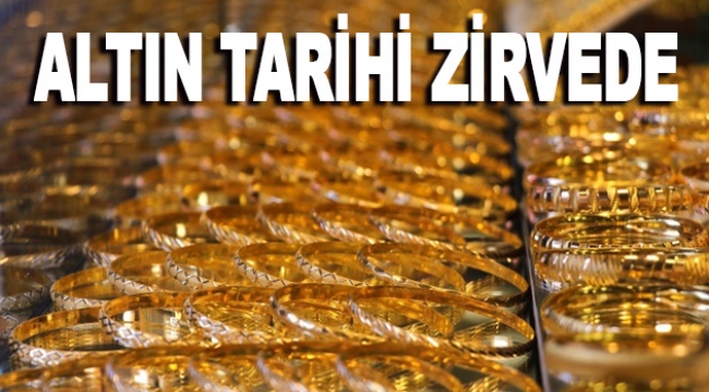 Altın tarihi zirvede