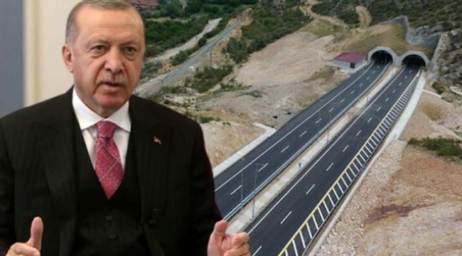 'Amasya Çevre Yolu'nu Cumhurbaşkanı Erdoğan açtı