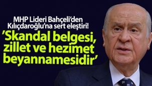 Bahçeli'den Kılıçdaroğlu'nun grup konuşmasına sert tepki