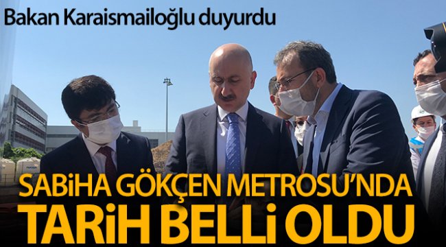 Bakan Karaismailoğlu havalimanı metro inşaatını denetledi