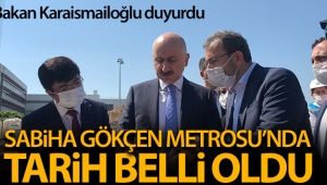 Bakan Karaismailoğlu havalimanı metro inşaatını denetledi