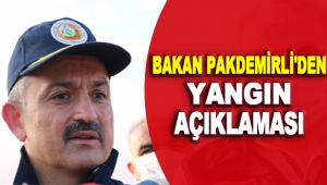 Bakan Pakdemirli'den yangın açıklaması