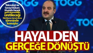 Bakan Varank: 'Yerli otomobil çevre dostu tesisten yollara çıkacak'