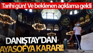 Danıştay'dan Ayasofya kararı!