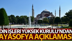 Din İşleri Yüksek Kurulu'ndan Ayasofya Camii ile ilgili açıklama