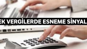 Ek vergilerde esneme sinyali