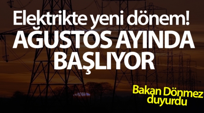 Elektrikte yeni dönem!