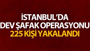 İstanbul'da dev şafak operasyonu: 225 kişi yakalandı