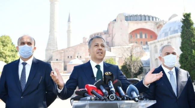 İstanbul Valisi Yerlikaya Ayasofya Camii açılışı nedeniyle alınacak tedbirleri açıkladı