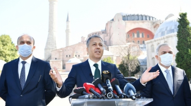 İstanbul Valisi Yerlikaya Ayasofya Camii açılışı nedeniyle alınacak tedbirleri açıkladı