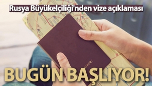 Rusya Büyükelçiliği'nden vize açıklaması