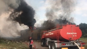 Sakarya'da havai fişek fabrikasında patlama