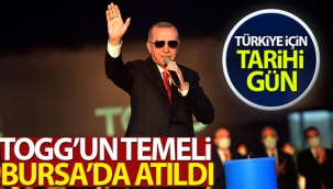 Türkiye için tarihi gün, TOGG'un temeli Bursa'da atıldı